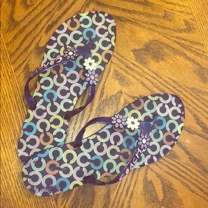 Coach Flip Flops